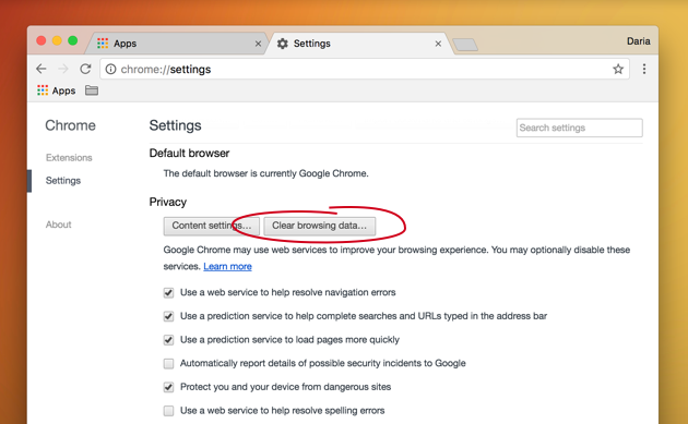 google chrome for mac will not open google drive